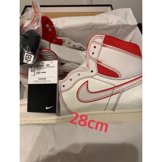 ナイキ(NIKE)のナイキ　エアジョーダン1  ユニバーシティ28cm(スニーカー)