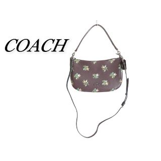 コーチ(COACH)のcocoa様専用COACH コーチ 2wayバッグ ダークブラウン 花柄(ショルダーバッグ)