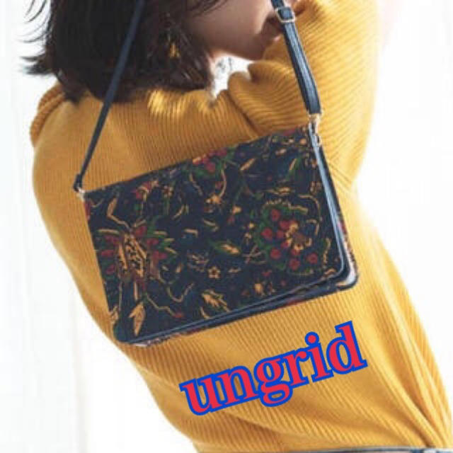 Ungrid(アングリッド)の⑥①②ungrid 花柄 ショルダーバッグ レディースのバッグ(ショルダーバッグ)の商品写真