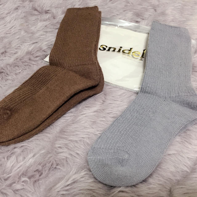 SNIDEL(スナイデル)のsnidel♡クルーソックス靴下 レディースのレッグウェア(ソックス)の商品写真