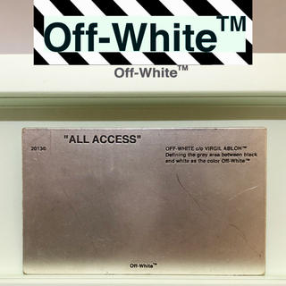 オフホワイト(OFF-WHITE)のoff-white all access pin(キーホルダー)