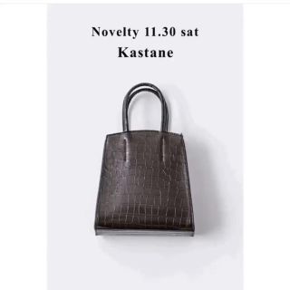 カスタネ(Kastane)のノベルティ【型押しBAG】(ショルダーバッグ)