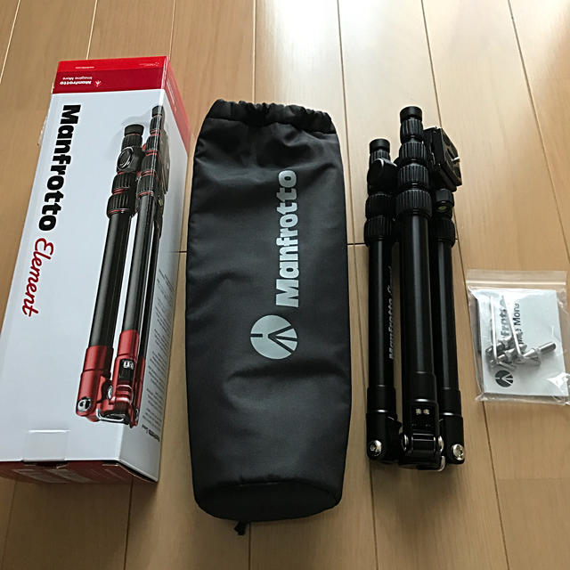 Manfrotto マンフロット アルミ 三脚 5段 ブラック