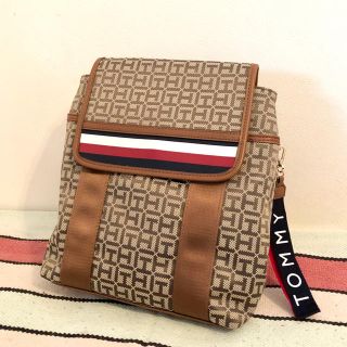 トミーヒルフィガー(TOMMY HILFIGER)の✴︎新品✴︎ トミーヒルフィガー リュック バックパック ベージュ ブラウン 茶(リュック/バックパック)