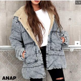 アナップ(ANAP)の最終 ANAP デニムボアジャケット  新品未使用 (ブルゾン)