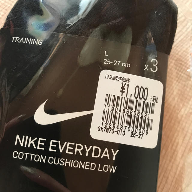 NIKE(ナイキ)のNIKE♡靴下♡ブラック メンズのレッグウェア(ソックス)の商品写真