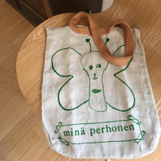 ミナペルホネン(mina perhonen)のミナペルホネン ミスターペリー リネン トートバッグ(トートバッグ)