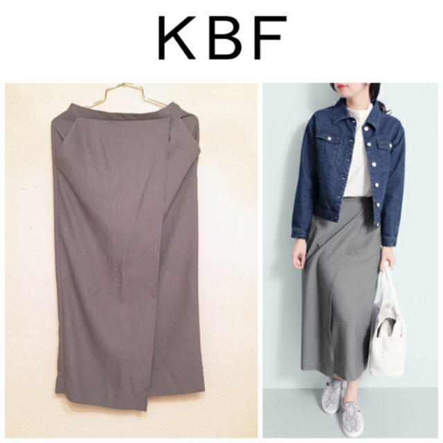 KBF(ケービーエフ)のKBF☆ロング巻きスカート レディースのスカート(ロングスカート)の商品写真