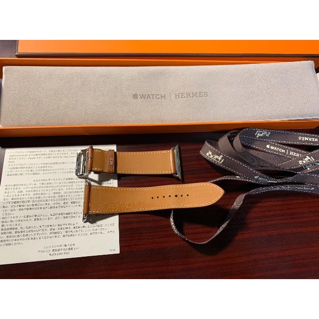 Hermes(エルメス)の美品！Apple Watch Hermès - 44mm、ヴォー・バレニア メンズの時計(レザーベルト)の商品写真