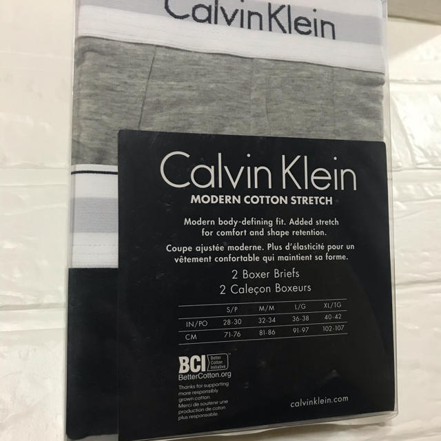 Calvin Klein(カルバンクライン)の【海外セレブ愛用★2枚セット★USサイズMラスト1セット】カルバンクラインパンツ メンズのアンダーウェア(ボクサーパンツ)の商品写真