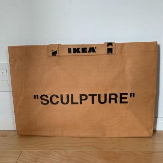 オフホワイト(OFF-WHITE)のikea off white トートバック　MARKERD Lサイズ(トートバッグ)