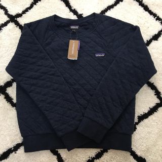 パタゴニア　オーガニックコットンキルトクルー　new navy