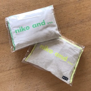 ニコアンド(niko and...)の【niko and...】 マルシェバッグ　グリーン、イエロー(トートバッグ)