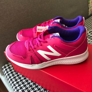 ニューバランス(New Balance)のNB スニーカー　ピンク/パープル　23.5(スニーカー)