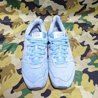 オニツカタイガー☆本革スニーカー☆22.5☆US4☆1回使用☆ランクS