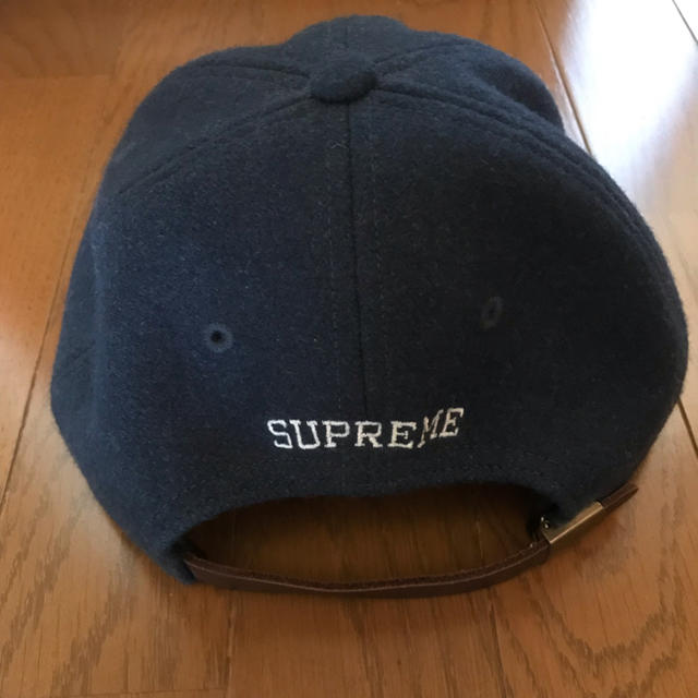 Supreme(シュプリーム)のSupreme Sロゴ wool キャップ ネイビー メンズの帽子(キャップ)の商品写真