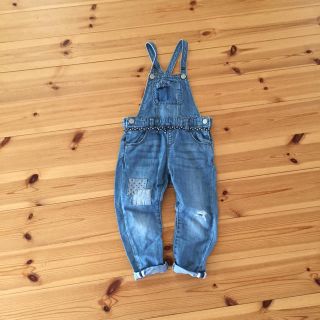 ザラキッズ(ZARA KIDS)のzarababy98デニムサロペット(パンツ/スパッツ)