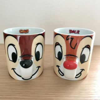 チップアンドデール(チップ&デール)のチップとデール★ペア マグカップ(グラス/カップ)