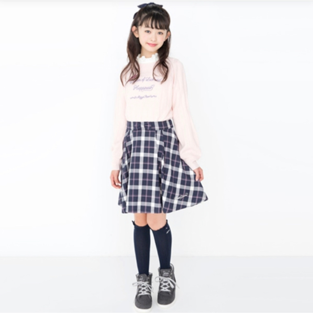 mezzo piano junior(メゾピアノジュニア)のメゾピアノジュニア　ニット　140 新品 キッズ/ベビー/マタニティのキッズ服女の子用(90cm~)(ワンピース)の商品写真