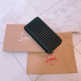 クリスチャンルブタン(Christian Louboutin)のクリスチャンルブタン　ZIP長財布　Panettone Wallet ブラック(長財布)