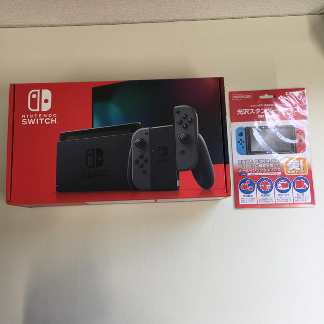 Nintendo Switch Joy-Con(L)/(R) グレー エンタメ/ホビーのゲームソフト/ゲーム機本体(家庭用ゲーム機本体)の商品写真