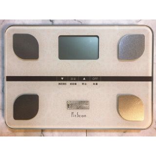 タニタ(TANITA)のタニタ 体組成計　FS-103 WH(体重計/体脂肪計)