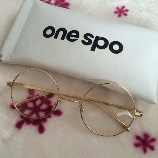 ワンスポ(one spo)のOneSpo 金ぶちメガネ👓(サングラス/メガネ)