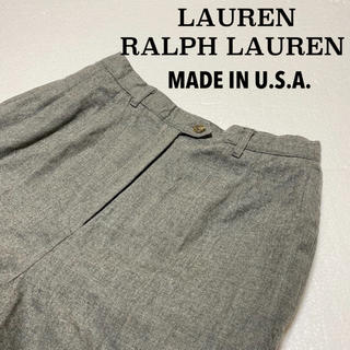 ラルフローレン(Ralph Lauren)の❤️送料込❤️LAUREN RALPH LAUREN ウールパンツ USA製(カジュアルパンツ)