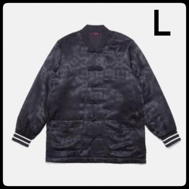 FRAGMENT - CLOT x fragment design BLACK SILK Jacket