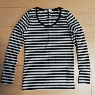 アズールバイマウジー(AZUL by moussy)のAZUL　ボーダーロンＴ　Ｓサイズ(Tシャツ(長袖/七分))