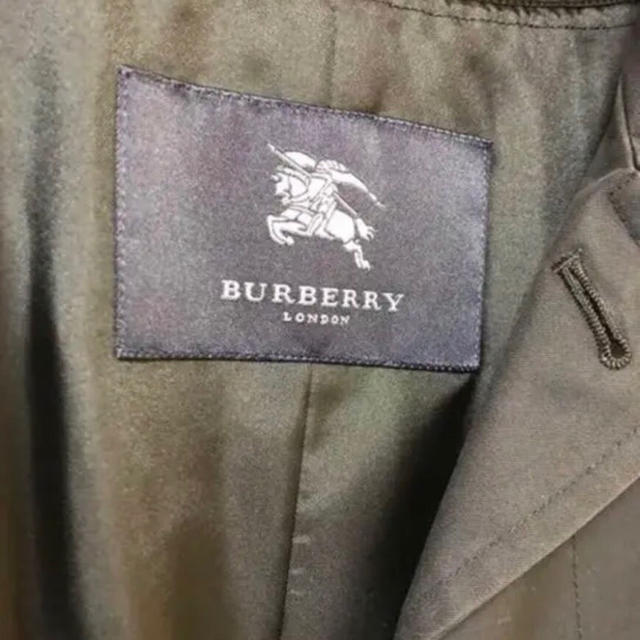 BURBERRY(バーバリー)のBurberry ステンカラーコート　ネイビー　ライナー付き メンズのジャケット/アウター(ステンカラーコート)の商品写真