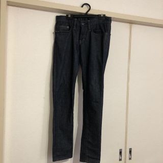 ヒステリックグラマー(HYSTERIC GLAMOUR)の美品 スタッズ スキニー ヒステリックグラマー(デニム/ジーンズ)