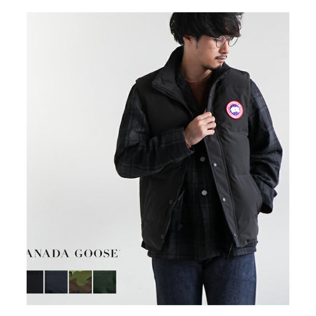 CANADA GOOSE(カナダグース)のカナダグース　ギャルソンダウンベスト メンズのジャケット/アウター(ダウンベスト)の商品写真