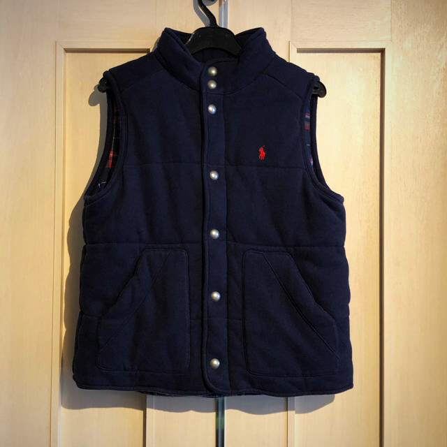 Ralph Lauren(ラルフローレン)のラルフローレン ネイビーベスト150cm キッズ/ベビー/マタニティのキッズ服男の子用(90cm~)(ジャケット/上着)の商品写真