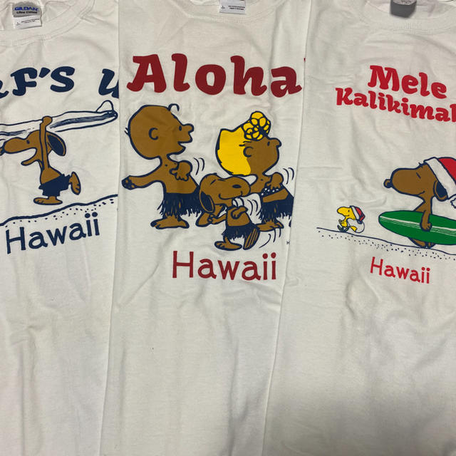 くまきち様専用Hawaii限定 moni 日焼けスヌーピー Tシャツ 3枚セット レディースのトップス(Tシャツ(半袖/袖なし))の商品写真