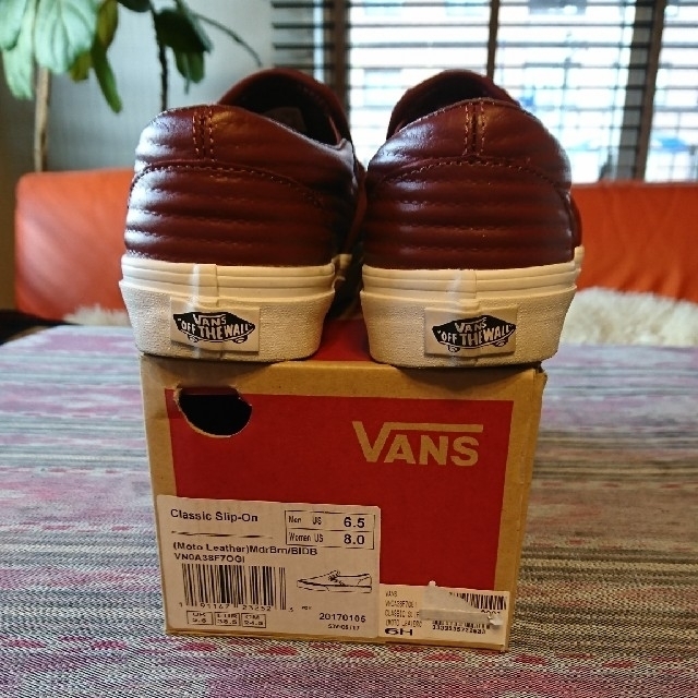 Ron Herman(ロンハーマン)のVANS バンズ ロンハーマン  スリッポン レザー 最値値下 24.5   レディースの靴/シューズ(スニーカー)の商品写真