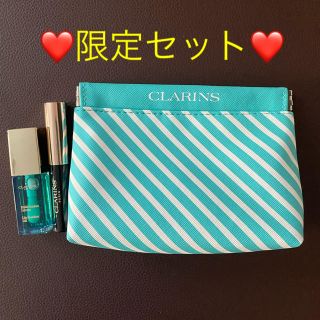 クラランス(CLARINS)のクラランスオイルリップ   ミント ＊ 限定セット(リップグロス)