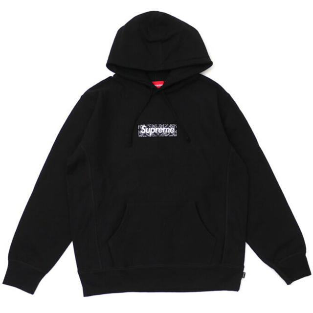 数量限定・即納特価!! シュプリーム パーカー M size ボックスロゴ 黒