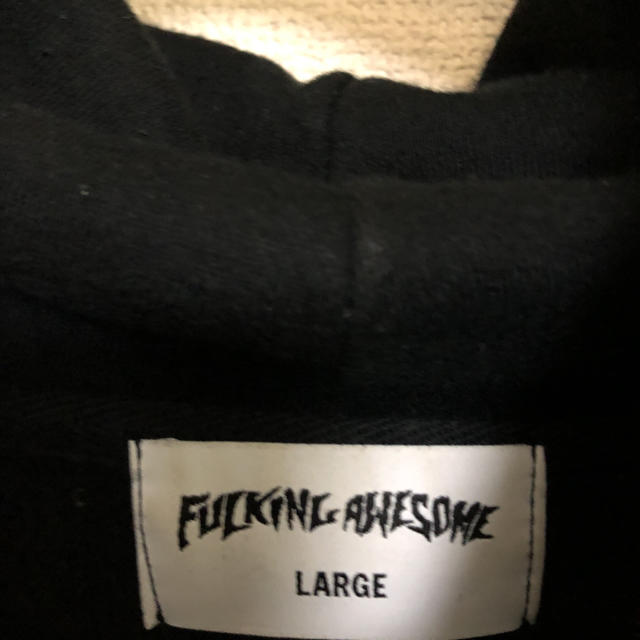 FUCKING  AWESOME LOGO HOODIE サイズL