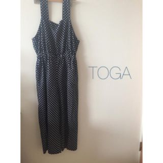 トーガ(TOGA)の♡TOGA♡古着ロンパース♡ドット♡(ロングワンピース/マキシワンピース)