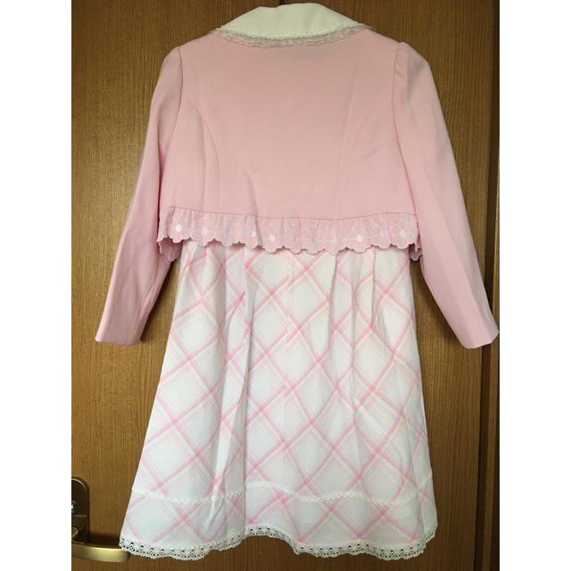 女の子フォーマル130cmピンク＊卒園式　入学式 キッズ/ベビー/マタニティのキッズ服女の子用(90cm~)(ドレス/フォーマル)の商品写真