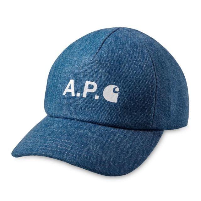 A.P.C. X CARHARTT WIP Cap indigo