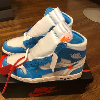 ナイキ(NIKE)のジョーダン1 off-white UNC 27.5 (スニーカー)