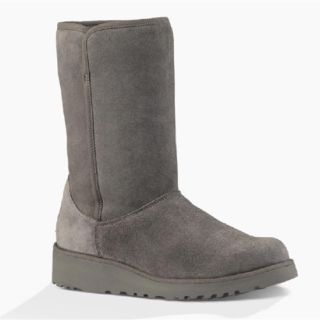 アグ(UGG)の週末値下　UGG アグ　ムートンブーツ　23.5㎝　グレー　美品　ケア用品付(ブーツ)