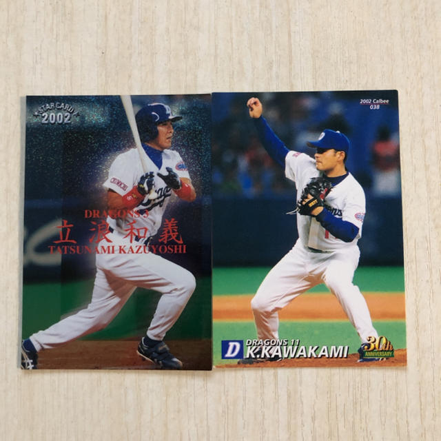 中日ドラゴンズ カルビープロ野球チップスカード&恐竜伝説ムック - 野球 中日ドラゴンズ カルビープロ野球チップスカード&恐竜伝説ムック - 野球