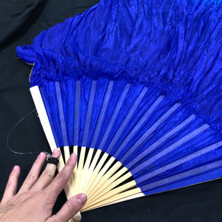 ベリーダンス　fanvoi(ファンベール＋ポイベール)青水色　ファンベール(ダンス/バレエ)