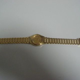 メイプルリーフ金貨1/10オンス入り腕時計(貨幣)