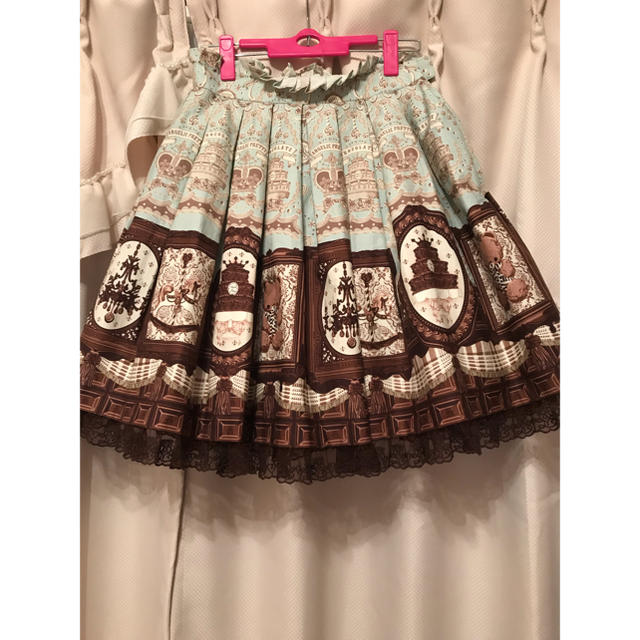 Angelic Pretty(アンジェリックプリティー)のMusee du chocolat スカート レディースのスカート(ひざ丈スカート)の商品写真