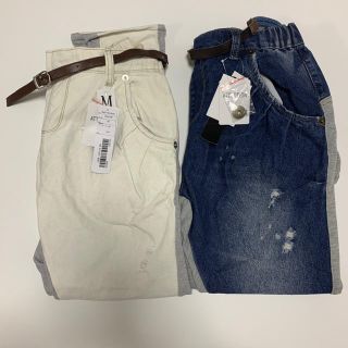 girl style デザインデニムパンツ 2本セット未使用品(デニム/ジーンズ)