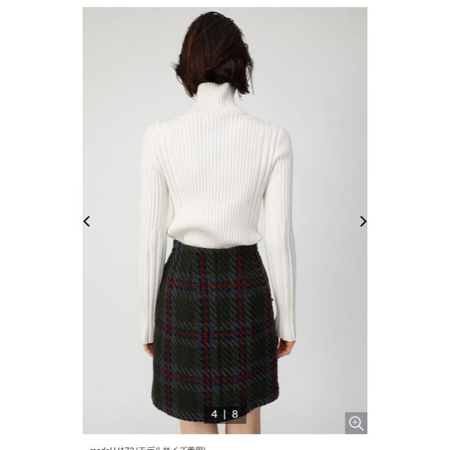 moussy(マウジー)の【FRONT BUTTON CHECK MINI SKIRT レディースのスカート(ミニスカート)の商品写真